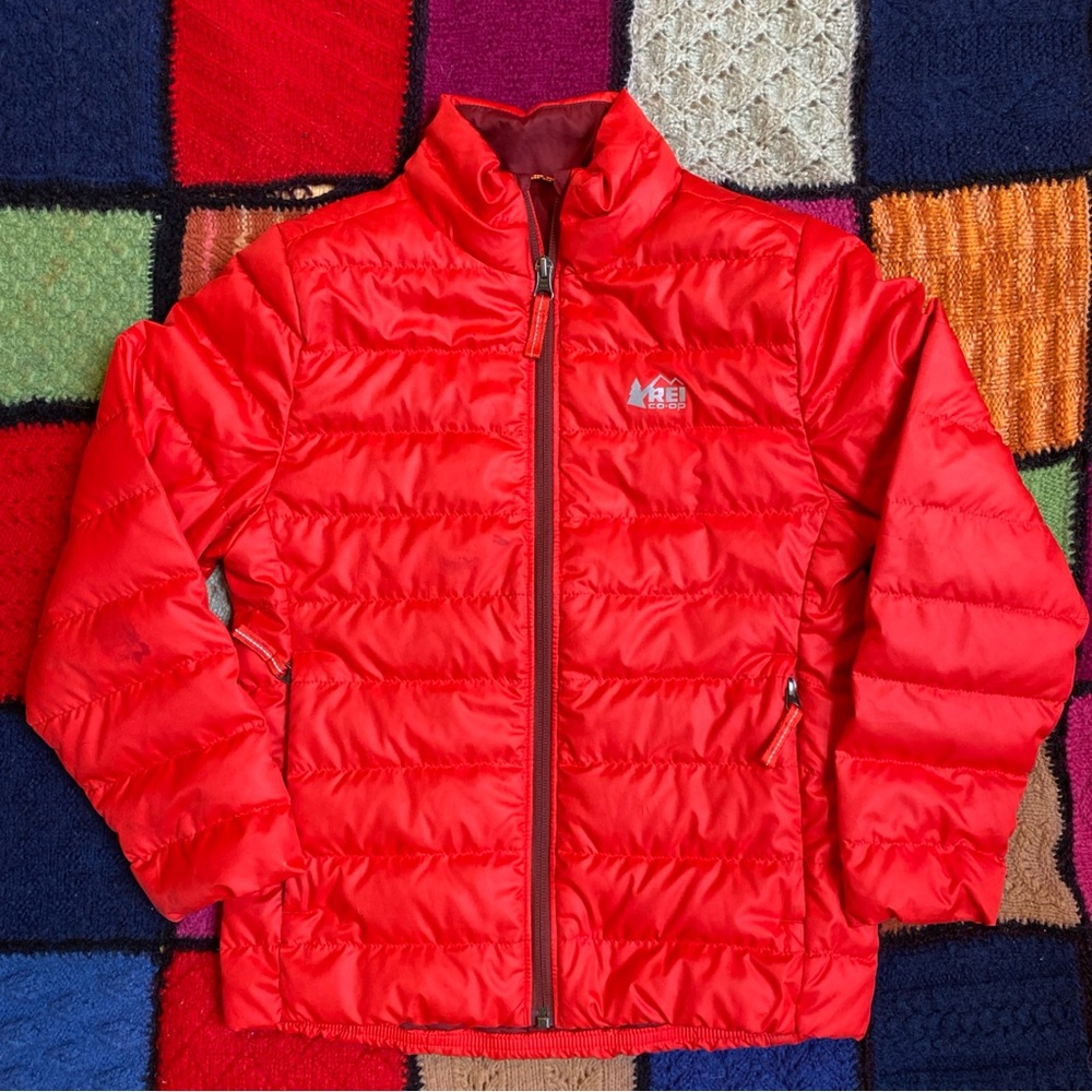 REI CO-OP Down Lightweight Puffer Jacket Kids Size Small 8